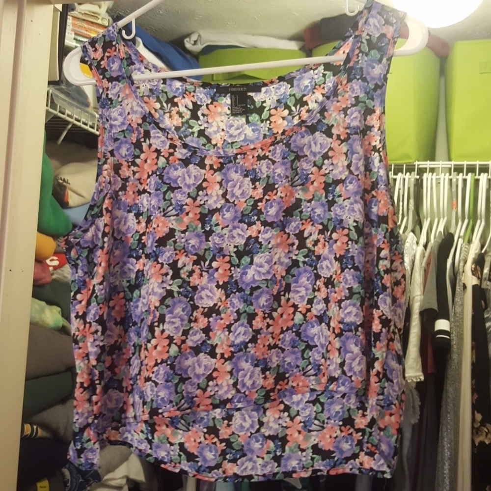 Floral tank top